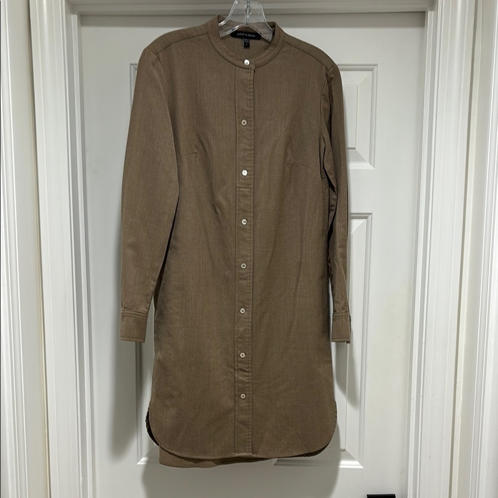 Judith & Charles Brown Shirt Dress